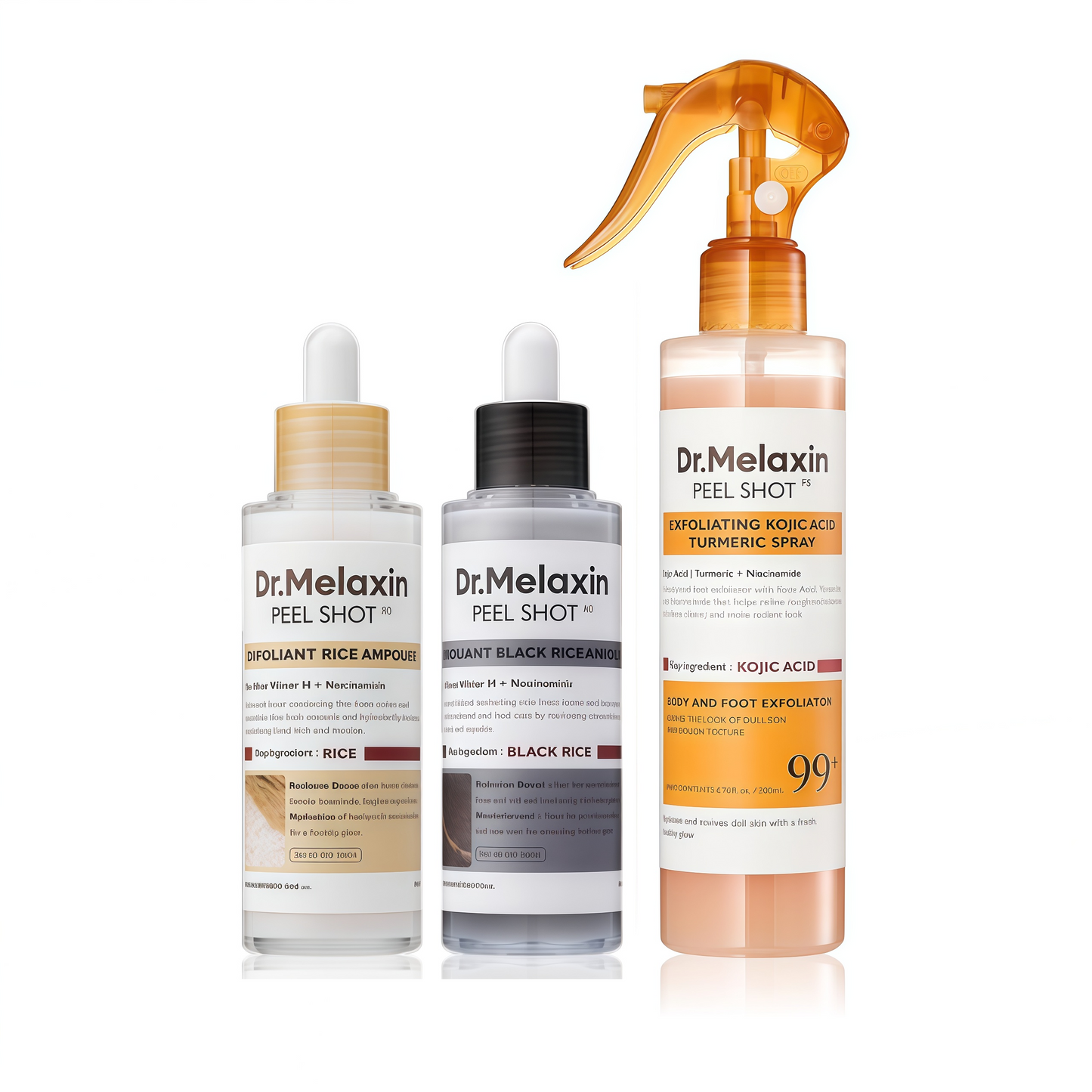 body &amp; face peel shot duo
